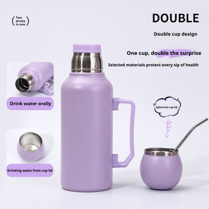 Mug isotherme <span class=keywords><strong>personnalisable</strong></span> en acier inoxydable 304, Mug de football portable de haute qualité, Mug Ma Dai portable avec poignée pour l'extérieur - Product Image 5