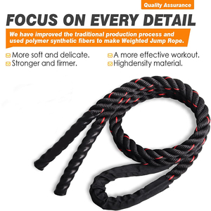 Bền phòng tập thể dục Đào tạo nhà tập thể dục Bỏ qua dây phụ nữ người đàn ông tập thể dục tập thể dục trọng nhảy dây nặng trận dây - Product Image 3