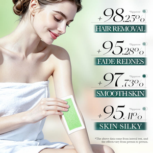 Bandes de <span class=keywords><strong>cire</strong></span> dépilatoire à l'aloe vera X, 20 pièces, faciles à retirer, <span class=keywords><strong>cire</strong></span> douce pour l'épilation du corps, des jambes, des bras, des aisselles, pour une peau soyeuse et lisse - Product Image 3