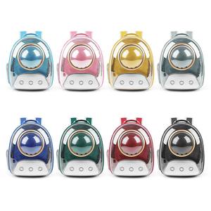 Solido e confortevole zaino per cani Oxford eco-friendly alla moda con <span class=keywords><strong>Capsule</strong></span> spaziali con cerniera traspirante portatile da 5kg PC trasportino per animali - Product Image 5