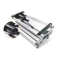 Accessoires de caravane RV Camper Steps Double Drop Down Steps Échelles Stables Pliantes pour Voyage Camping Remorques