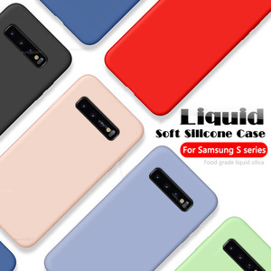 Custodia protettiva per <span class=keywords><strong>cellulare</strong></span> in Silicone liquido morbido per <span class=keywords><strong>Samsung</strong></span> S20 Plus Ultra Note 10 S10 - Product Image 5