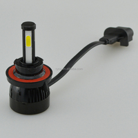 Ampoule LED de phare de voiture G20 H13 80W 8000LM 4 côtés COB, système d'éclairage automobile, kit de conversion de feux de croisement et de route pour l'éclairage de tuning automobile