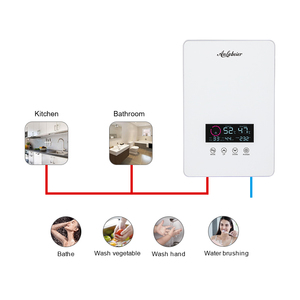 Chauffe-eau instantané électrique 8000W avec boîtier en plastique, commande tactile, pour hôtels et usage domestique, 240V, salle de bain - Product Image 3