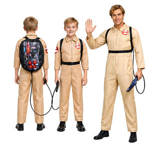 Disfraces <span class=keywords><strong>de</strong></span> <span class=keywords><strong>Cazafantasmas</strong></span> para Cosplay, TV y Cine, Halloween, Niños, Niños, Poliéster, Monos, Armas, Traje <span class=keywords><strong>de</strong></span> Carnaval, Adultos - Product Image 1