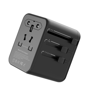 Kingstar đa cắm 2 cổng phổ quốc tế cắm USB + C Cổng Thế Giới AC Power Charger đa quốc gia 20W Travel Adapter - Product Image 1