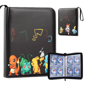 Livre de Collection Pokémon Porte-cartes de visite en cuir PU EVA élégant avec fermeture à clip portable d'impression de logo - Product Image 1