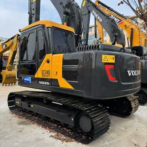 รถขุดตีนตะขาบ Volvo EC140D มือสอง 14 ตัน รถขุดไฮดรอลิก ชั่วโมงการใช้งานต่ำ เครื่องจักรก่อสร้างสำหรับงานดิน มีสินค้าในสต็อก - Product Image 4