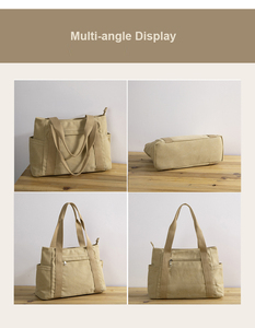 Borse all'ingrosso cina Trendy University Unisex personalizzabili in tela di cotone borse Tote per studenti universitari - Product Image 3