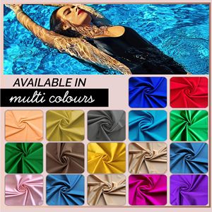 4 Way Stretch White 80% Nylon 20% Spandex Fabric For Swimwear Sportswear <b>Dance</b> Yoga Apparel Per Yard - Product Image 5