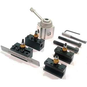 New Quick Change Tool Post Set for <b>Mini</b> <b>Lathe</b> Machine Aluminium Body with Boring Steel Material - Product Image 1