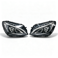 Bloc optique LED OEM à lentille unique avec feux de jour et clignotants pour Mercedes Benz Classe C W205 C180 C260 C300 2015-2018