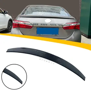 Nuevo coche accesorios de partes de ABS de fibra de carbono estilo de Taiwán, Spoiler posterior tronco para Toyota Corolla Sedan 2014, 2015, 2016, 2017, 2018