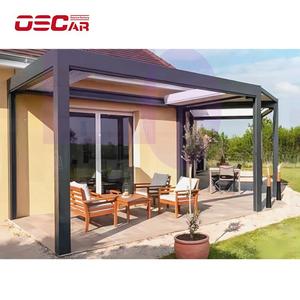 شرفة حديقة خارجية 10X12Ft مجلفنة سقف مزدوج في الهواء الطلق مظلة حديقة فناء حفلة مع ستائر شبكية عريشة قابلة للسحب - Product Image 1