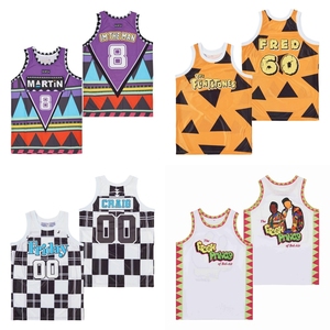 Embroidery Stitched Custom Basketball Jersey Fashion Style Mesh Polyester Printed Cartoon Monster Animals Street Sports Uniform - Product Image 1
