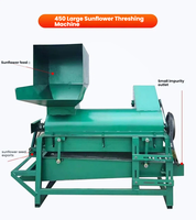 Décortiqueuse de tournesol automatique haute efficacité modèle TRF 350, taux de décorticage de 98 %, grande trémie, pour petites exploitations agricoles, pour graines oléagineuses