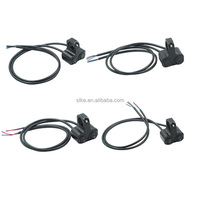 Interrupteur universel SLKE pour moto, scooter, VTT, en alliage d'aluminium, refitting, 2 en 1, phare, troisième vitesse, projecteur LED noir, alimentation