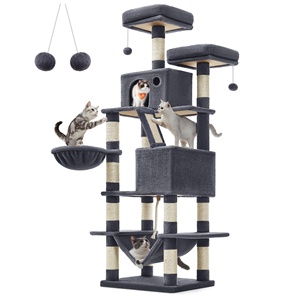 Feandrea Grande Albero per Gatti con Tiragraffi e Piattaforme, 168 cm, Taglia L - Product Image 1