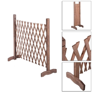 Maison jardin Patio clôture en bois <span class=keywords><strong>sapin</strong></span> bois utilisation bois portes panneau Portable diviseur de pièce - Product Image 1