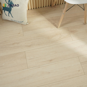 Plancher <span class=keywords><strong>stratifié</strong></span> effet carrelage gris érable argenté brillant avec finition brillante, étanche et durable, installation par clic pour salle de bain - Product Image 6