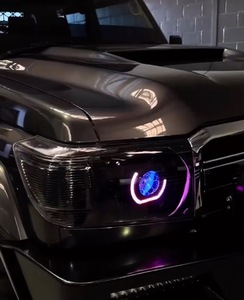 Kit de Reequipamiento de Faros Delanteros RGB Bi-LED con Lente de Proyector, Ojos de Demonio, para Toyota Land Cruiser Serie 70 FJ LC79 LC76 - Product Image 3