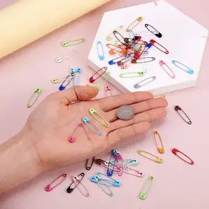 100pcs 30mm Multicolor Safety Pins Colorful Sharp Safety Pins For DIY Crafts Jewelry Making