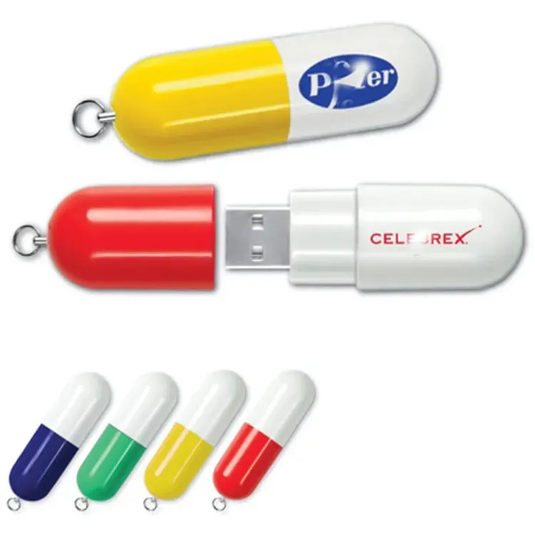 Custom doctor gift medical pill usb pendrive Plastic Capsule gadgets usb flash drive 16gb 32gb medicine memory stick keychain