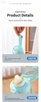 Bouteille anti-fuite avec couvercle à ressort, compatible lave-vaisselle, pour le camping, les activités de plein air, la natation, l'école, la randonnée et la course à pied.