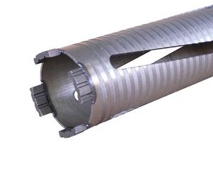 Forets <span class=keywords><strong>diamant</strong></span>és industriels pour perçage profond et de précision, soudés au laser, refroidis <span class=keywords><strong>à</strong></span> l'eau, segments <span class=keywords><strong>à</strong></span> dents de requin - Product Image 2