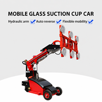 Nouveau lève-vitre mobile de 400 kg pour verre, miroir, marbre, dalles de granit, robot de manutention à batterie avec portée de levage de 2,7 m