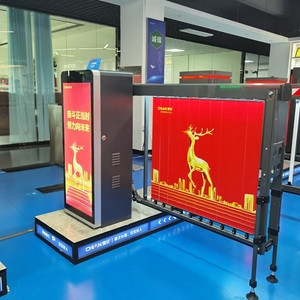 Di alta qualità commerciale di pubblicità automatica barriera cancelli elettrici a LED di parcheggio barriera a motore a corrente continua pubblicità cancello barriera - Product Image 4