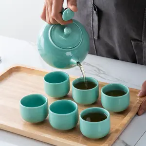 Creative עיצוב חום התנגדות קפה ותה סטי חם מוכר אישית תה כוסות קרמיקה נייד תה סיר