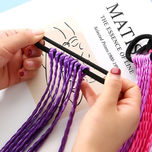 Elastici per <span class=keywords><strong>capelli</strong></span> per bambine, <span class=keywords><strong>extension</strong></span> per <span class=keywords><strong>capelli</strong></span> per bambini, accessori per il giorno dei <span class=keywords><strong>capelli</strong></span> pazzi, parrucche colorate, trecce colorate con elastico per <span class=keywords><strong>capelli</strong></span> per ragazze - Product Image 4