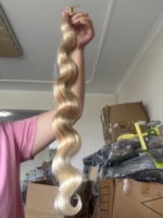Synthetisches Flechthaar mit Körperwelle, gefärbt, vorgefederter Boho Box Braids, französische Loose Curl Goddess Zöpfe, 24 Zoll, maschinell doppelt gewebt