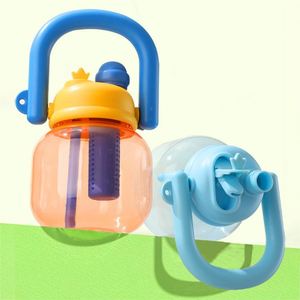 Kids Flip <b>Straw</b> Water Custom 850Ml Plastic Portable Travel Clear <b>Drink</b> <b>Bottle</b> With Logo for Children - Product Image 6