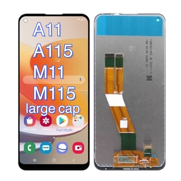 A11 A115FD M11 M115 Large Cap Screen Assembly LCD Display OEM Internal/External Replacement 100% Tested 1 Year Warranty In-cell