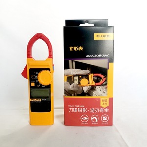 แคลมป์มิเตอร์ Fluke 301A 600V 600A ดิจิตอลมัลติฟังก์ชั่นแบบพกพา สำหรับวัดแรงดันไฟฟ้ากระแสสลับและกระแสตรง ความต้านทาน - Product Image 2