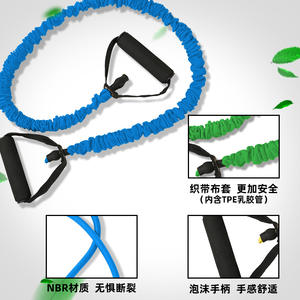 Bande de résistance Kaiwei à tension moyenne, en matériau TPR durable, pour entraînement complet du corps à domicile - Product Image 5