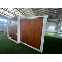 Maison préfabriquée extensible en conteneur de 20 pieds et 40 pieds, villa préfabriquée portable mobile de 2, 3, 4 ou 5 chambres, maison pliable miniature