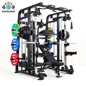 Máquina Smith Comercial de Acero Unisex, Entrenador Integral, Rack de Sentadillas, Banco de Press para Fitness en Casa, Musculación y Entrenamiento de Pecho - Product Image 1