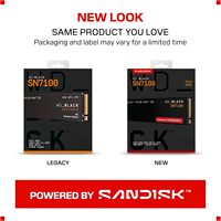 جديد: قرص صلب داخلي WDS500G4X0E أسود بسعة 500 جيجابايت من نوع SN7100 NVMe SSD، PCIe M.2 2280، سرعة قراءة 6800 ميجابايت/ثانية، سرعة كتابة 7250 ميجابايت/ثانية، لسطح المكتب SATA