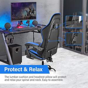 Accoudoir ergonomique de jeu PC <span class=keywords><strong>Xracer</strong></span> avec dossier réglable de 90 à 180 degrés pour PC Gamer Prix d'usine Vente en gros - Product Image 6