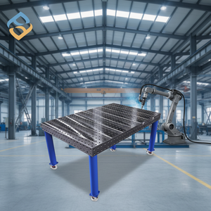 工厂FDT焊接工作台Q355钢氮化处理D28/D16孔径1000x2000mm焊接定位 - Product Image 1