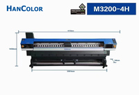 Imprimante éco-solvant i3200 pour Epson 4 têtes 320, imprimante éco-solvant 320 cm 3,2 m xp600 pour impression de bannières flexibles Epson