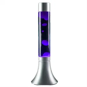 modern wholesale interior design glass bottle rainbow night light led custom rocket tall lava lamp table lamp