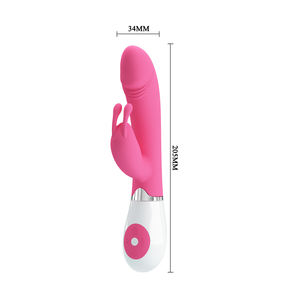 Buon prezzo realistico coniglio vibratore 30 velocità modalità Sex Toy Dildo vibratore per le donne coppia adulto - Product Image 3