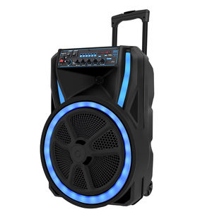 Gran oferta, luces Led inalámbricas de 12 pulgadas, carro portátil, altavoz grande de diente azul para fiestas al aire libre, <span class=keywords><strong>Radio</strong></span> <span class=keywords><strong>FM</strong></span> Usb para el hogar - Product Image 3