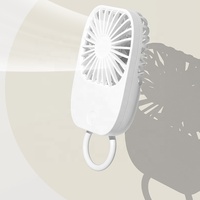 Petit mini ventilateur portable personnel 3 en 1 avec logo personnalisé avec base | Ventilateur électronique portable pour la promotion