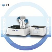 Échantillonneur d'air biologique en acier inoxydable électronique SCITEK 100L/min contrôle de microprocesseur de débit Portable pour une utilisation en laboratoire