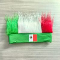 Bandeaux, perruques et accessoires de déguisement aux couleurs du drapeau américain pour les fans